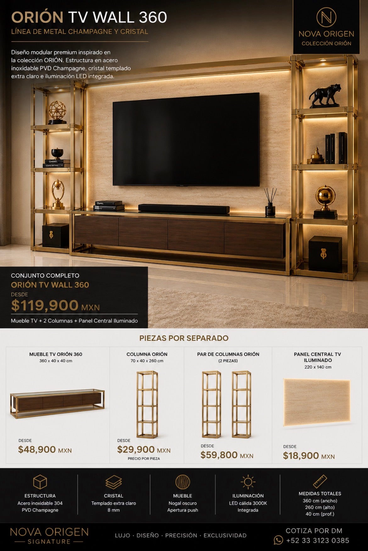 Orión TV wall 360